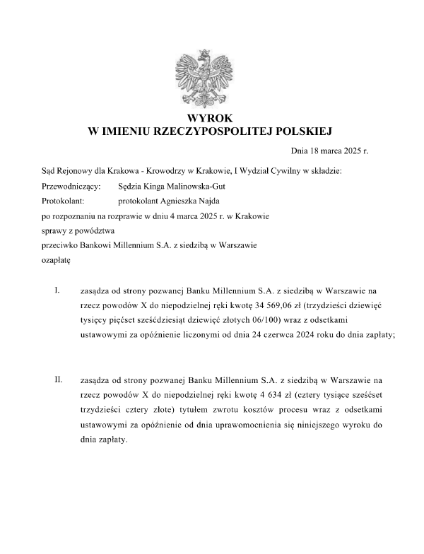 Skan — sprawa przeciwko Millennium
